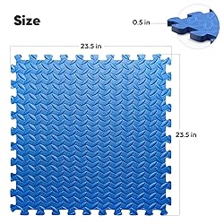 Home Gym Mat, Puzzle Exercise Mat, EVA Interlocking
