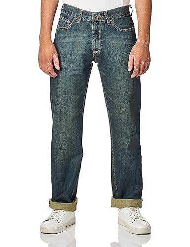 Lee Men's Premium Select Relaxed Fit Straight Leg Jean, Abyss, 29W