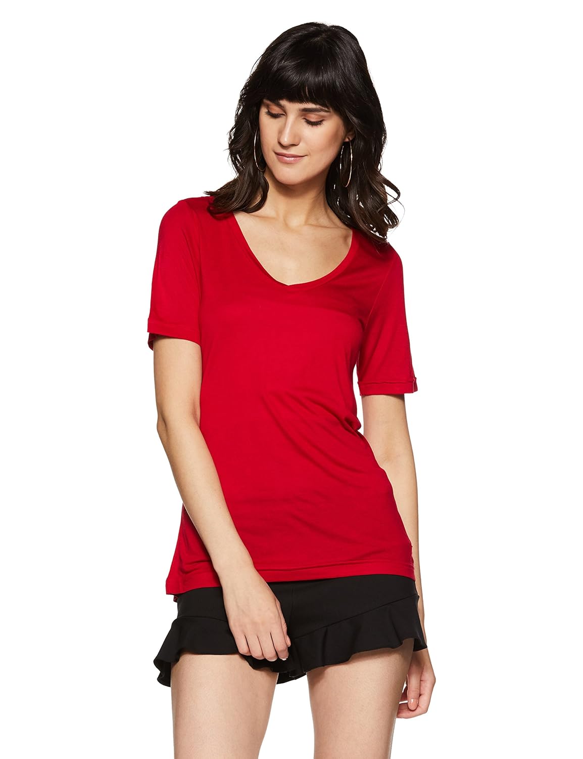 van heusen women's plain regular fit top