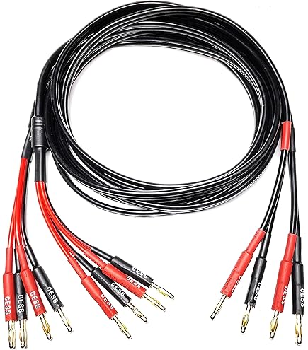 The Lord of the Tools 4 STKS Hoekige Banaanstekkers Audio Speaker Connectors Jack Rhodium Plated 4mm Schroef Locking Lassen Vrij voor Luidspreker Kabel Geluidsversterker Hoorn Interface