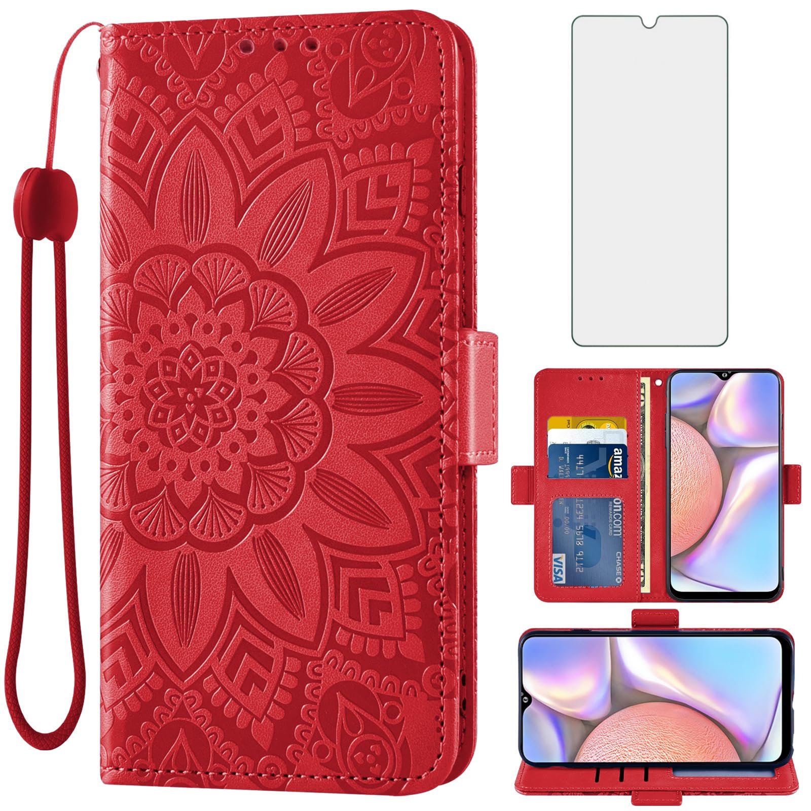 Asuwish Phone Case for Samsung Galaxy A10s with