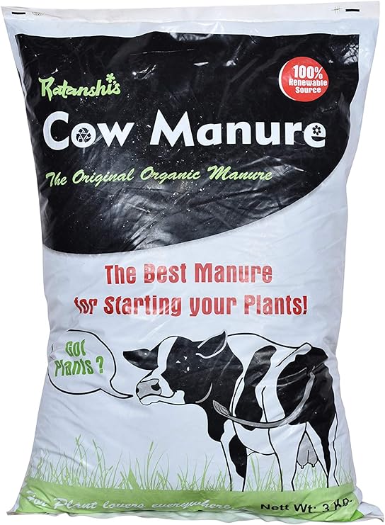 Buy Cow Manure 3 Kg Cow Dung Organic Plant Manure Online At Low Prices In India Amazon In