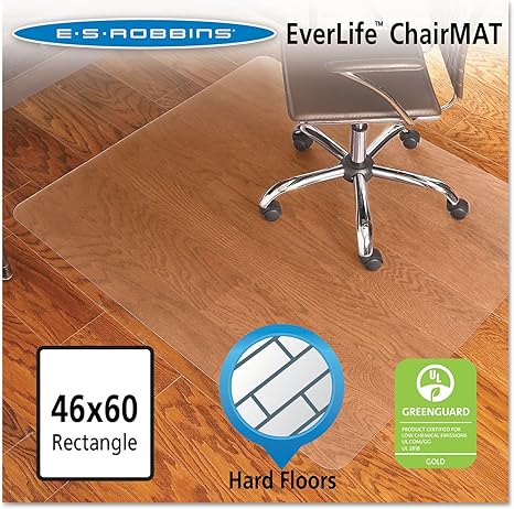 Amazon Com Es Robbins 131826 46x60 Rectangle Chair Mat Economy