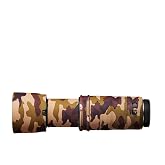 easyCover Lens Protection Camouflage Cover BROWN CAMOUFLAGE Neoprene Lens Protector Cover compatible for Canon RF 100-400mm F5.6-8 IS USM
