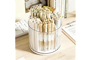 Rotating Pen Holder, 360 ° Rotating Storage for Stationery, Easy to Access, Suitable for Offices, Study Rooms, Bedrooms, Make