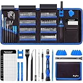 EasyTime Professional Electronics Repair Kit: 146-Piece Tech Precision Screwdriver Set for Phone Opening - Magnetic Adjustabl