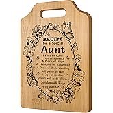 Aunt Valentines Birthday Gifts from Niece Nephew, Best Aunt Ever Gifts, Auntie Gift Ideas, Best Auntie Gifts, I Love You Aunt Present, Christmas Wedding Mothers Day Cutting Board for Aunt
