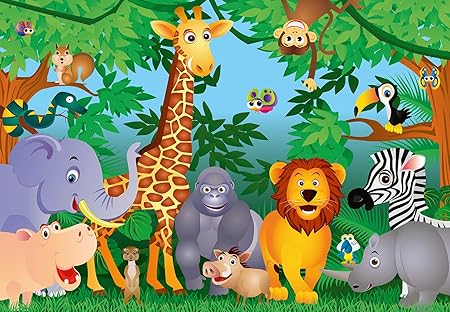 Scarica Gratis Images Idealdecor 122 Papier Peint Motif Jungle 366 X 254 Cm Amazon Fr dernière par