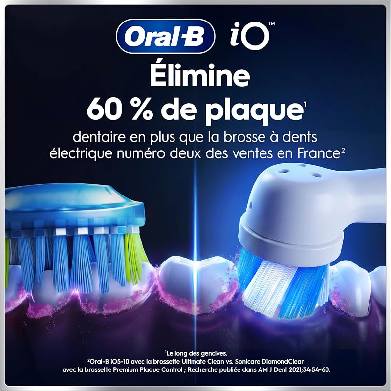 Brosse à Dents Electrique iO 6 avec 1 Brossette de Rechange, Rose