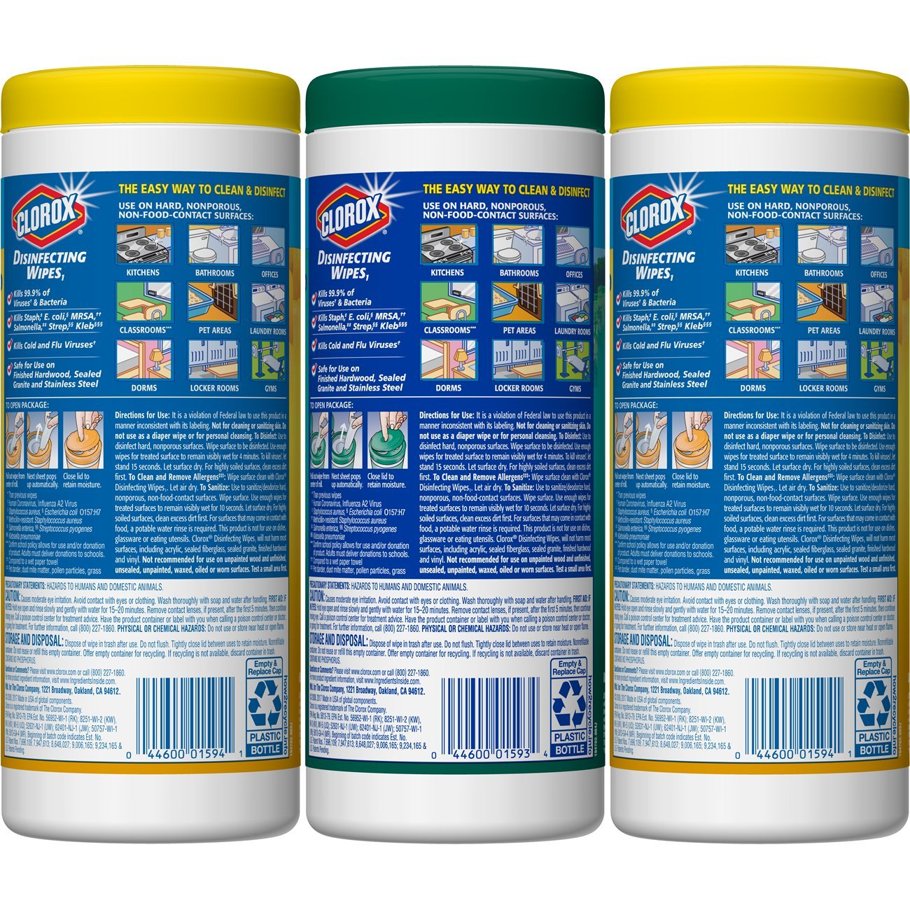 Clorox Disinfecting Wipes Value Pack, Fresh Scent and Citrus Blend, 105