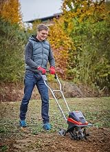 Einhell GE-CR 30 Li Solo Cordless Garden Rotavator 30 cm 20 cm Depth view 4