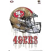 Trends International NFL San Francisco 49ers - Drip Helmet 20 Wall Poster, 22.375" x 34", Unframed Version