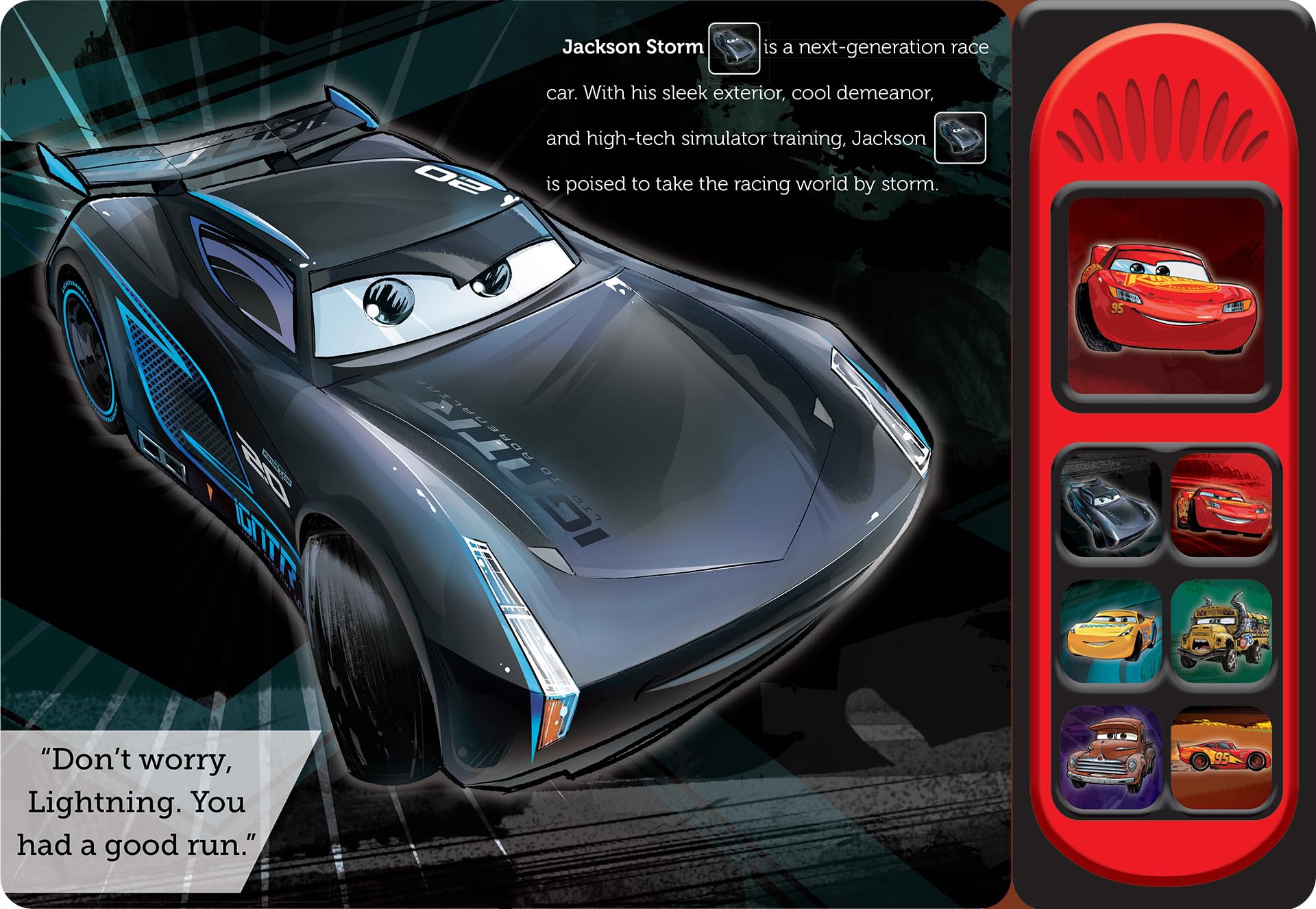 Disney Pixar Cars 3 - Lightning McQueen and Friends Little Sound Book - Play-a-Sound - PI Kids