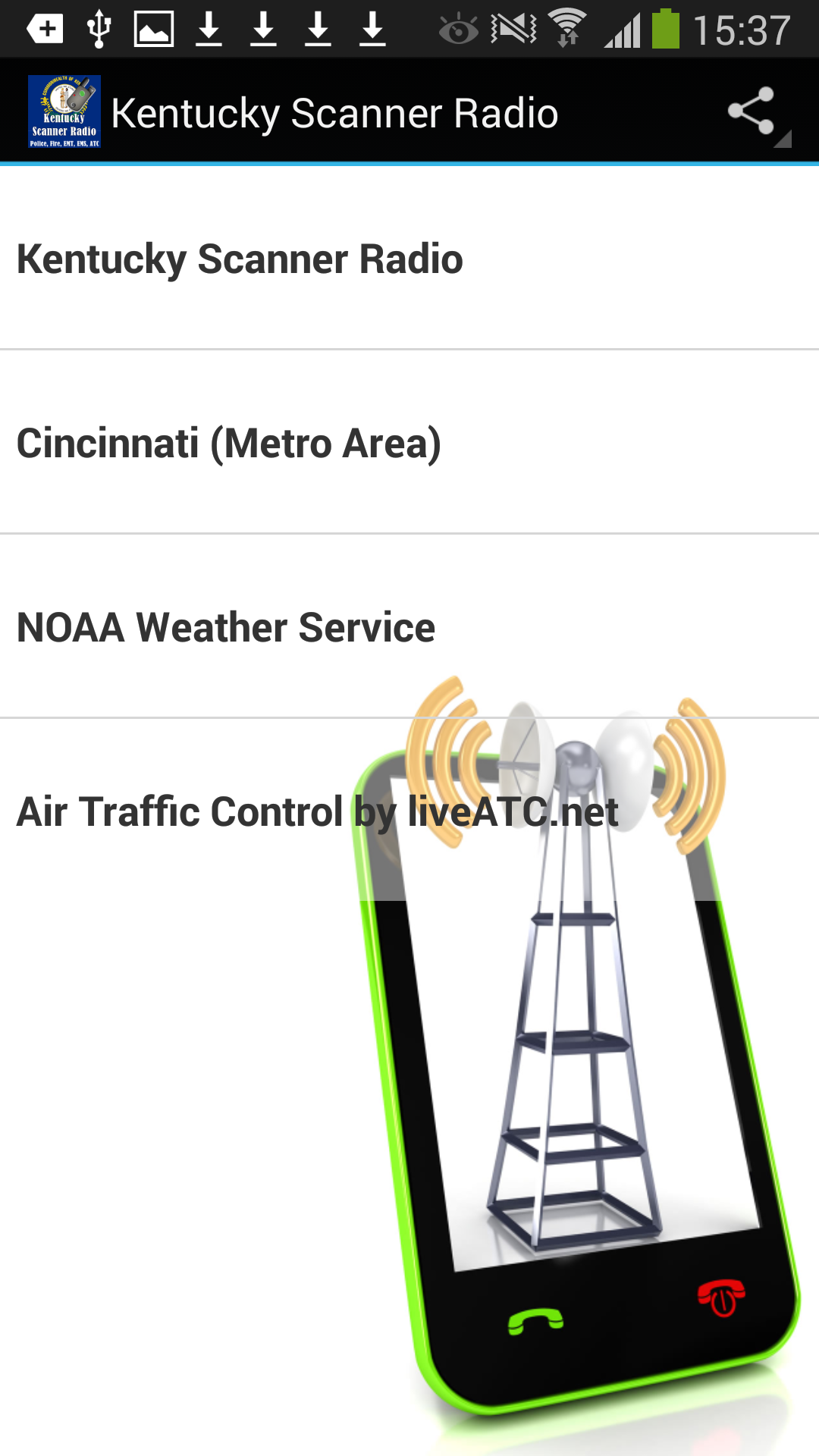 Kentucky Scanner Radio - Police, Fire, EMS, ATC