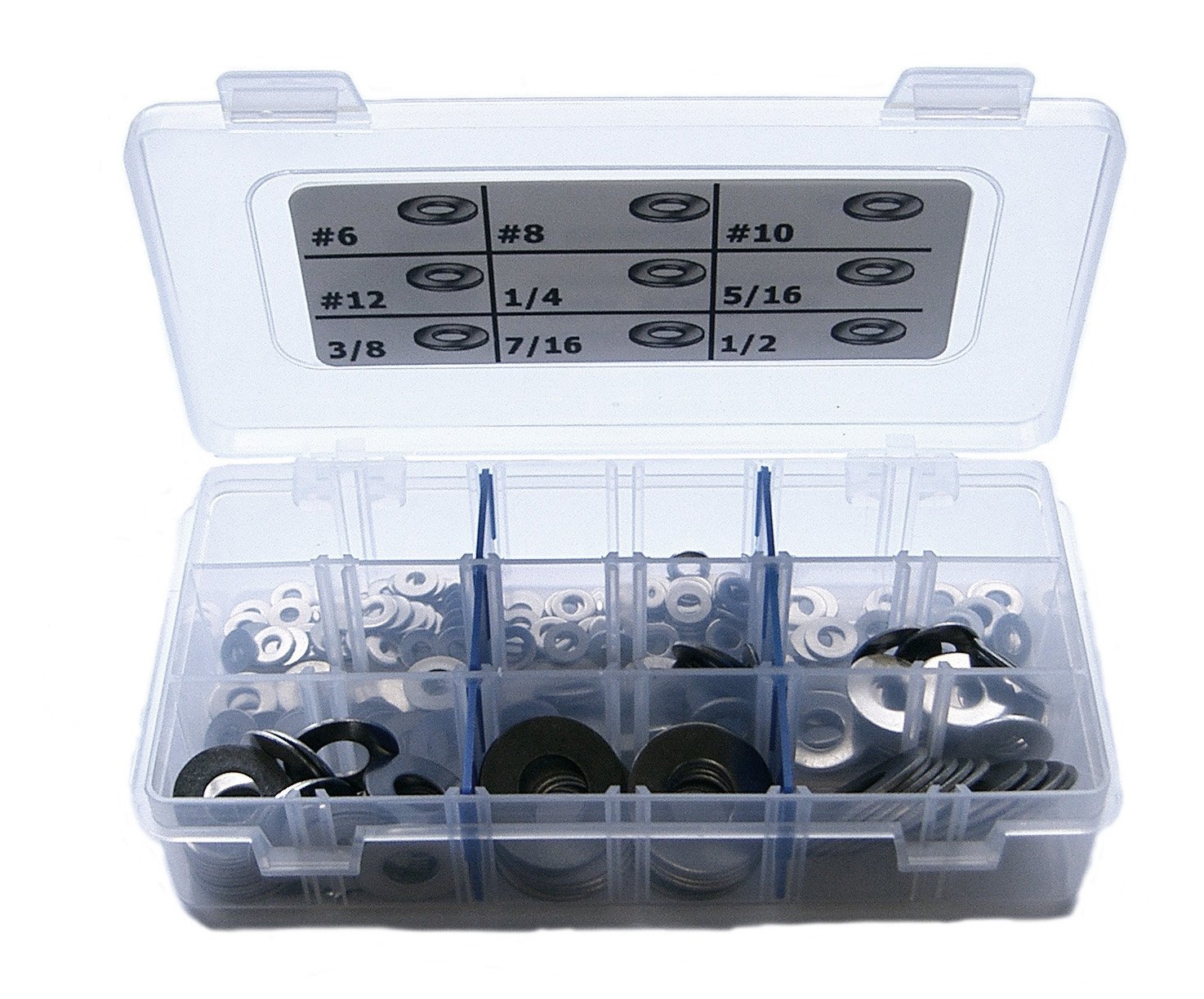 Stainlesstown K18FWC Stainless Steel Flat Washer Assortment Kit