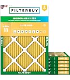 Filterbuy 14x16x1 MERV 11 Air Filter, 4-Pack - Traps Allergens, Pets, Dust For HVAC & Furnace - View #5