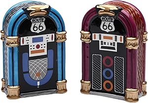 StealStreet SS-CG-61826, 2.88 Inch Blue and Purple Jukebox Set Salt and Pepper Shakers