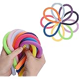 Mr. Pen- Monkey Noodle Fidget Toy, 9 Pack, Fidget Noodles, Stretchy Strings Fidget Toys, Sensory Noodles, Sensory Toys, Calmi