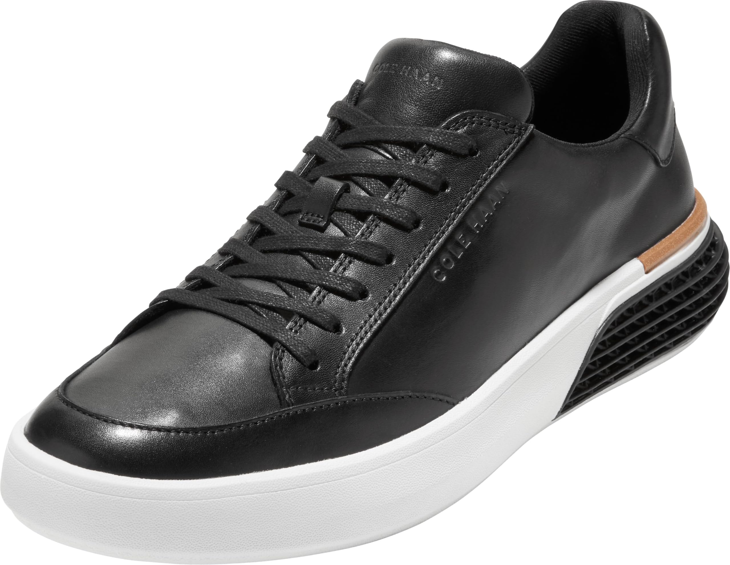 Cole Haan Men’s Shoes – Grandpro Halfcourt Skyweave Sneaker, Black/Optic White, 9.5-M US