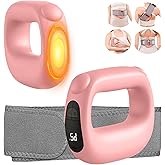 Xquyk Deep Tissue Percussion Muscle Massage Gun: with Heat, Adjustable Intensity and Speed, Super Quiet, USB-C Rechargeable, Portable, Pain Relief for Athletes and Everyone, Ideal Gift(Pink)