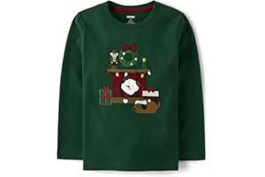 Gymboree Boys and Toddler Embroidered Graphic Long Sleeve T-Shirts