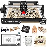 ATOMSTACK Swift Laser Engraver for Beginners, 7000mW Output Laser Cutter, Laser Class 4, 300×300mm Working Area, 0.08mm Accua