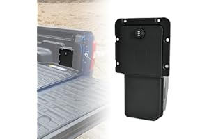 SAUTVS Bed Cargo Partition Storage Bin with Code Lock for Ford Maverick XL 2022-2025 Accessories, Rear Truck Side Organizer S