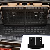 Rongtaod Cargo Mat Compatible with 2024 2025 2026 Hyundai Santa Fe Trunk Mat Cargo Mat Cargo Liner All Weather Santa Fe Accessories (Trunk Mat with Backrest Mat)
