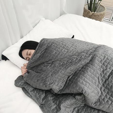 Weighted Adult Soothing And Comforting Gravity Blanket For Anxiety Stress Autism Insomnia 48 X 72 15
