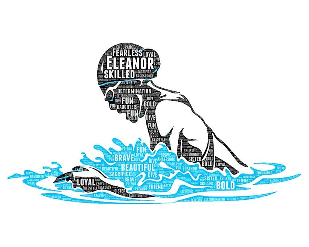 Breast Stroke Swim Girl Poster Swimming poster Wall Art