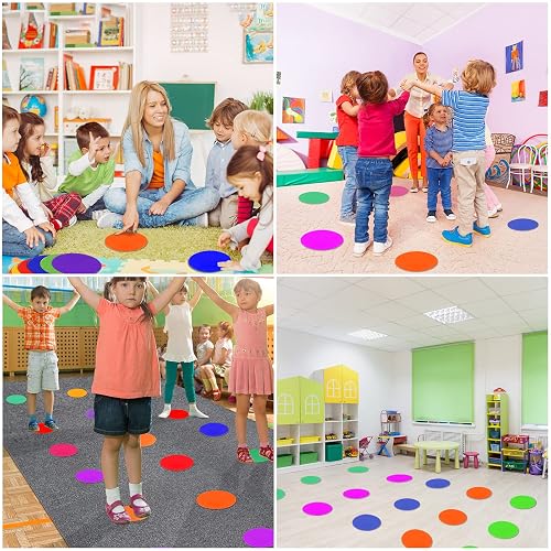 SIFENYU 18-Pack Rubber Agility Dots - 9inch Non-Slip Sports Markers For Soccer Football Training