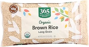 365 by Whole Foods Market, Organic Long Grain Brown Rice, 32 Ounce