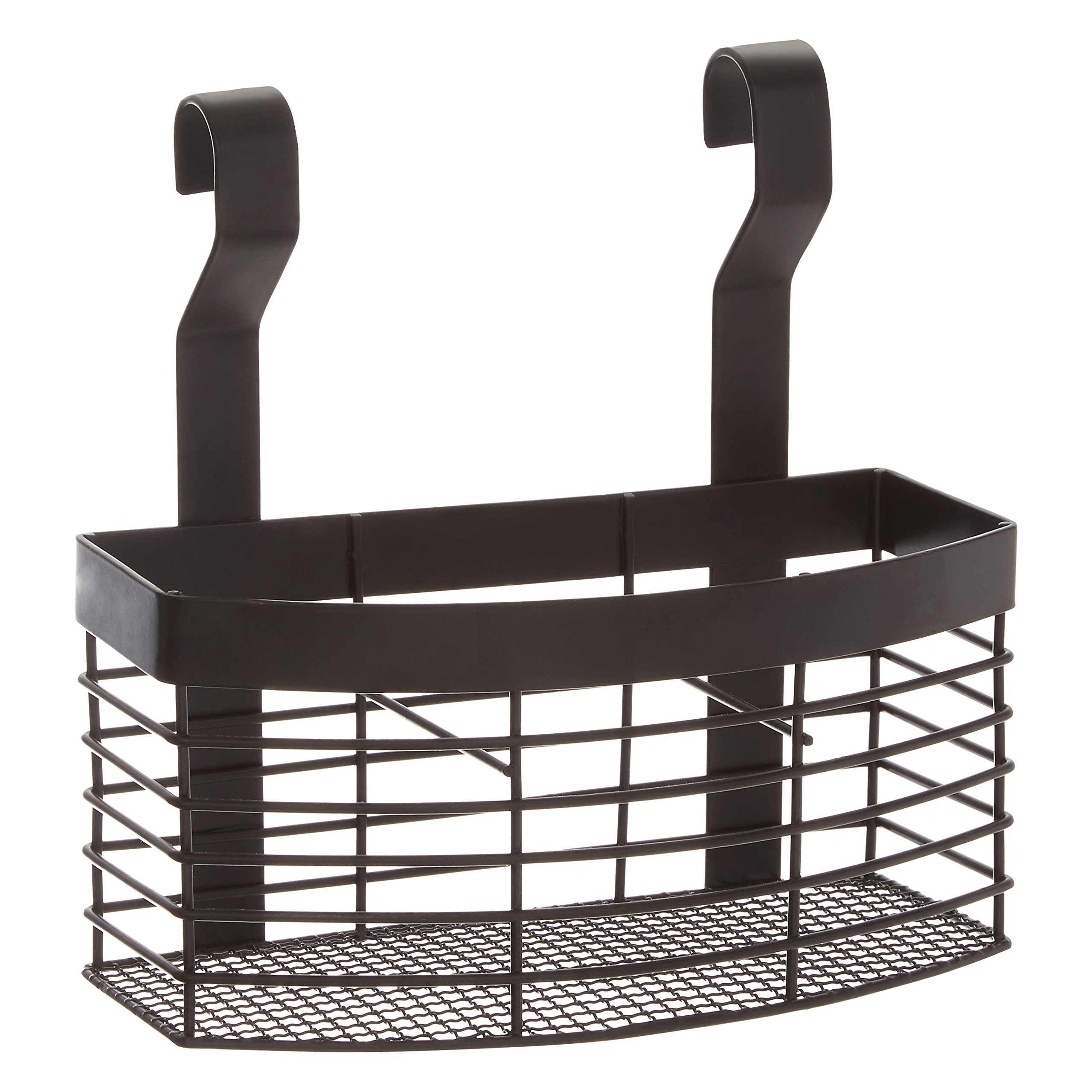 Premier Housewares 507225 Sorello Hanging Storage Basket, Iron, Black, 12 x 20 x 21 cm