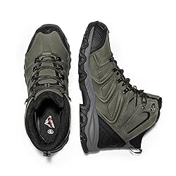 NORTIV 8 Men's Ankle High Waterproof Hiking Boots
