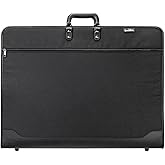 Speedball Universal Heavy Duty Art Portfolio Carrying Case with Handles for Storing and Transporting Artwork, Sketch, Drawing and Canvas, Black, 23 x 31 Inches