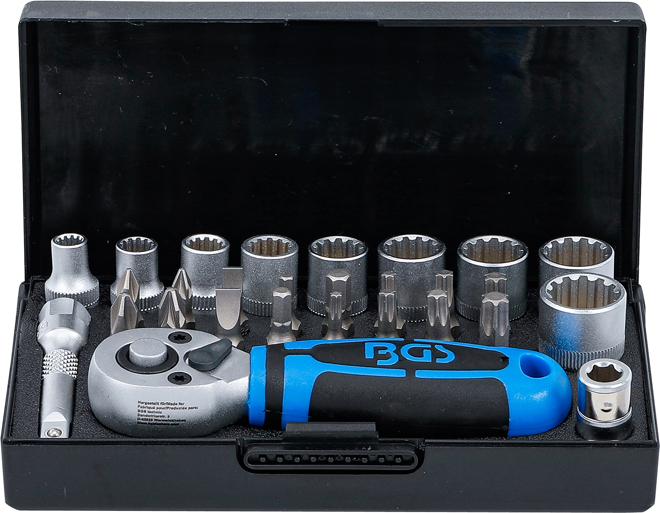 BGS 2143 | Socket Set | 6.3 mm (1/4") Drive | 28 pcs.