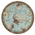 CounterArt Isla Mona Coastal Lazy Susan - 13 Inch Tempered Glass Turntable, Heat Tolerant Up To 300°F - View #5