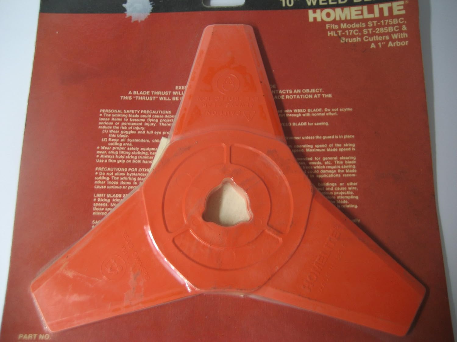 homelite trimmer blade attachment