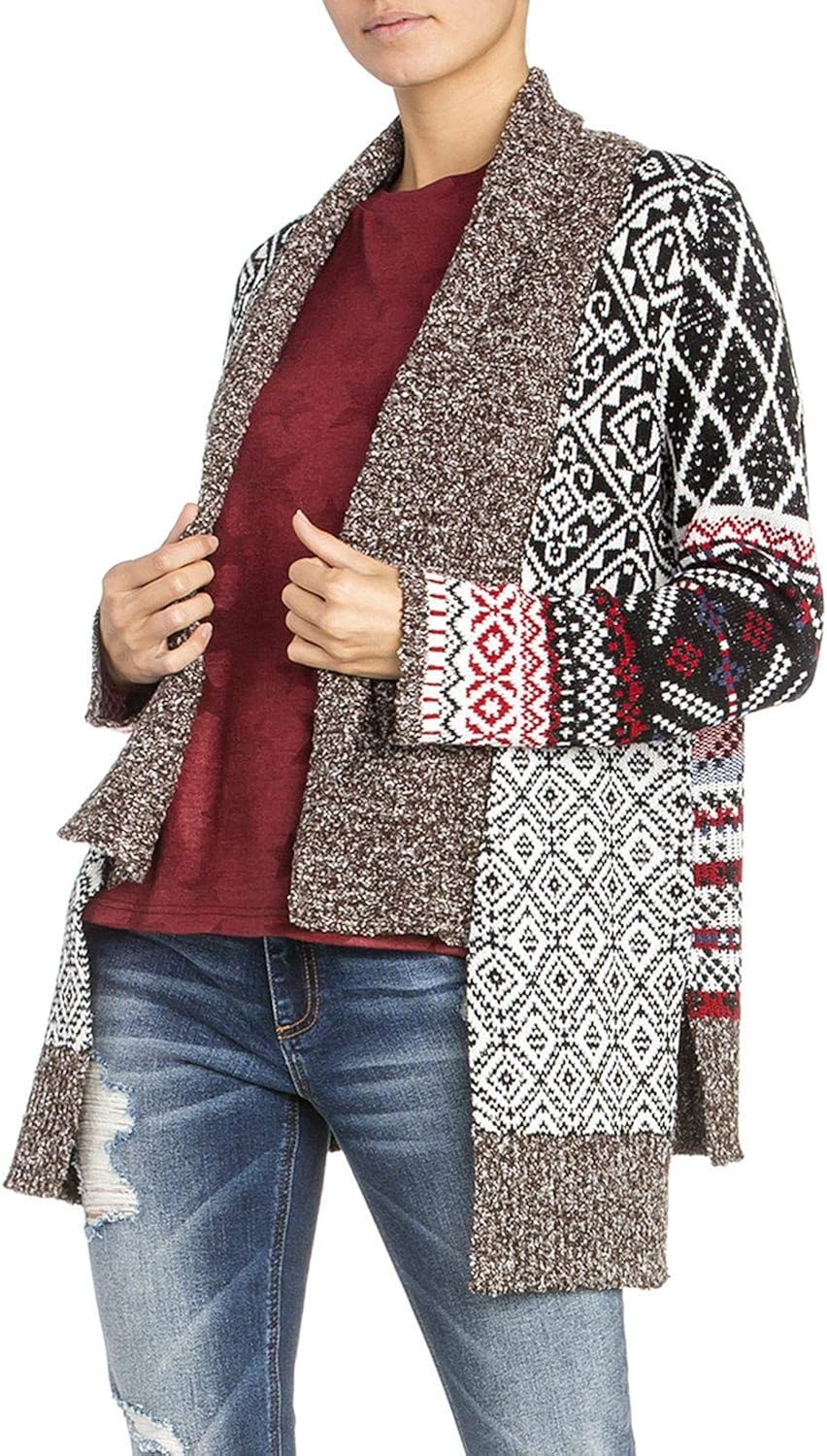 womens aztec cardigan sweater
