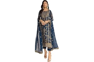 Shriva Fashion women's ready to wear embroidered plus size eid festival pakistani salwar kameez suit for women (1012)