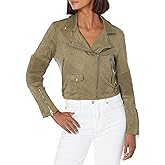 [BLANKNYC] Womens Faux Suede Moto JacketJacket