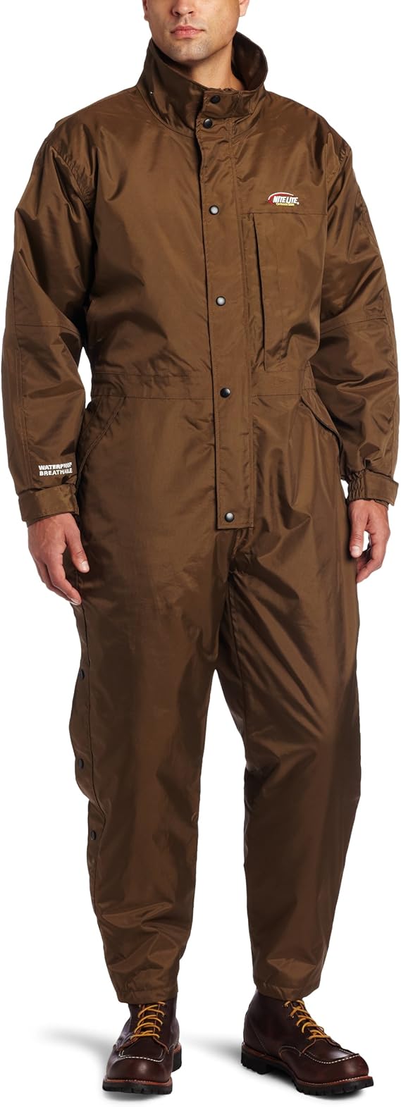 Nite Lite Outdoor Gear Men's Elite Insulated Coveralls (Brown, XLarge) Clothing