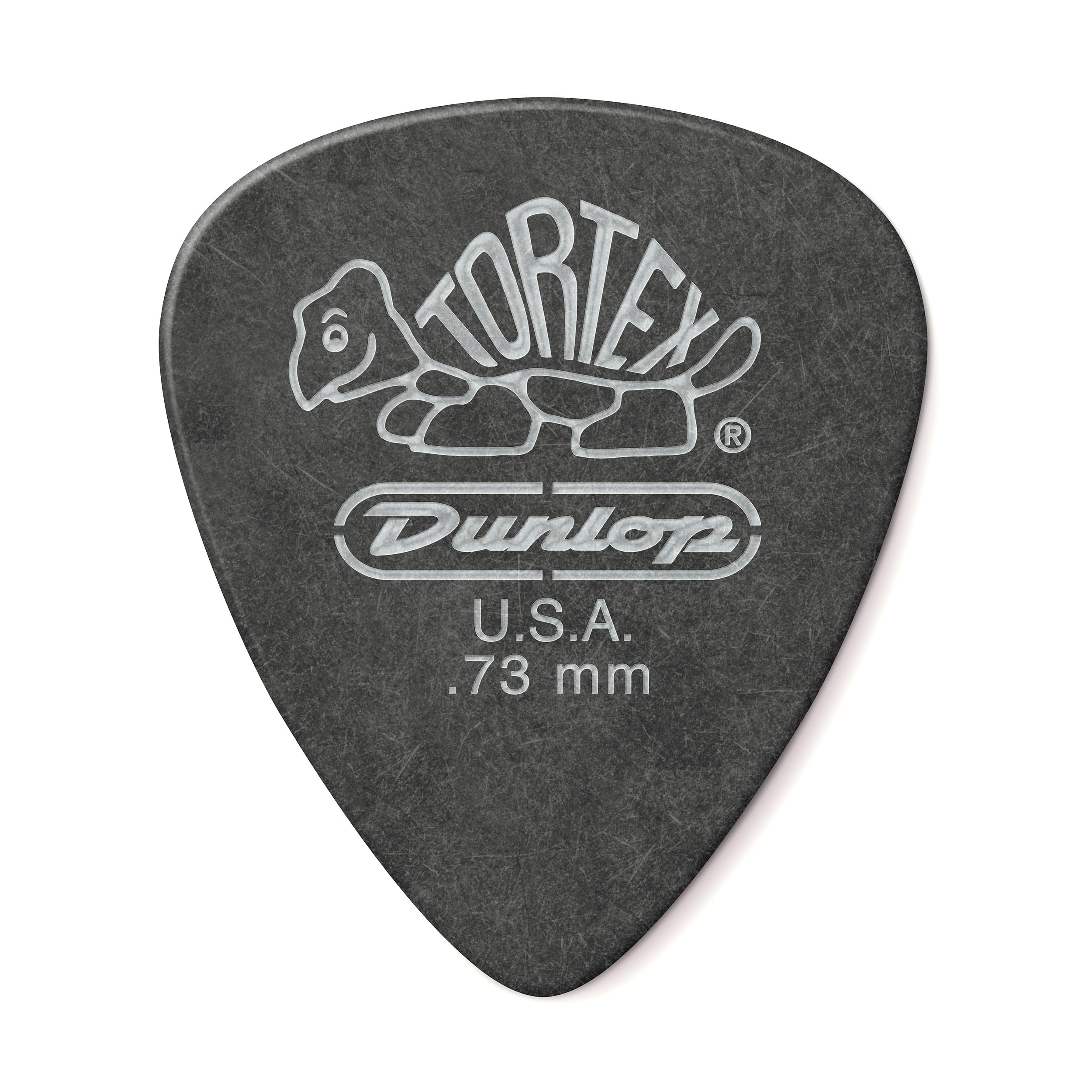 Dunlop 488R.73 Tortex® Pitch Black.73mm, 72/Bag
