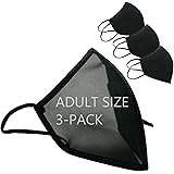 Easy to Breathe Breathable 3D Design Washable Mesh Fabric Cloth Face Mask 3-Pack [Made in Korea]