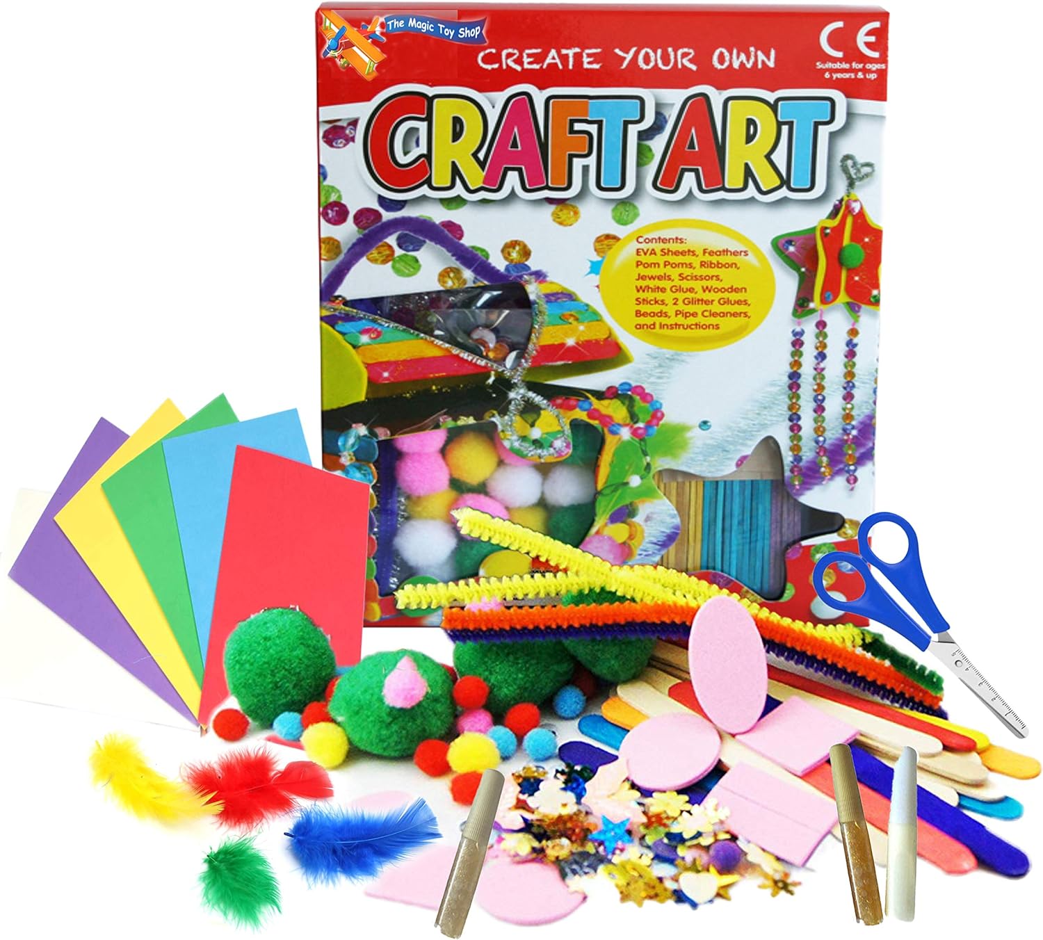 glitter craft set