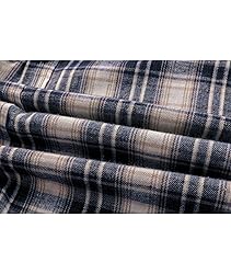 ZITY Men's Flannel Hoodie Shirts Casual Button Down