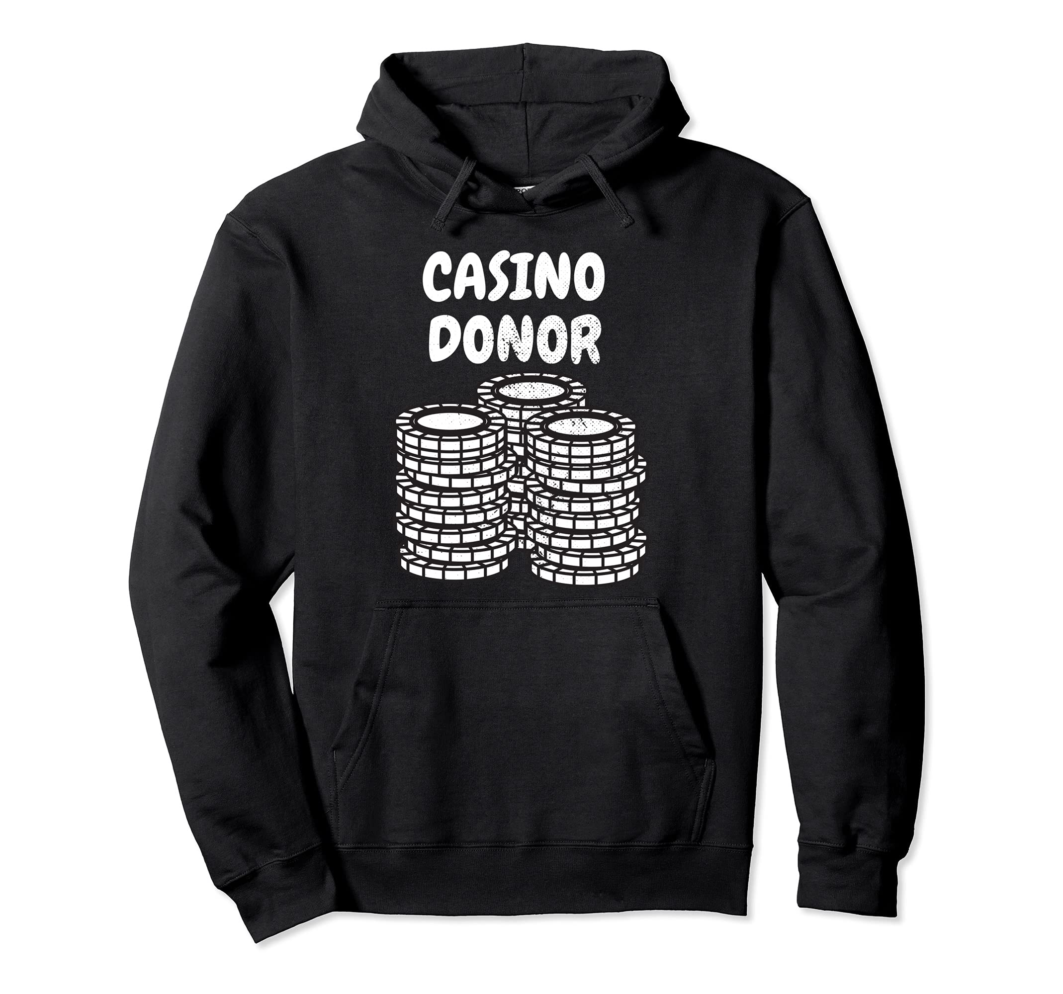 Funny Poker Playing Casino Donor Design Poker Player Pullover Hoodie