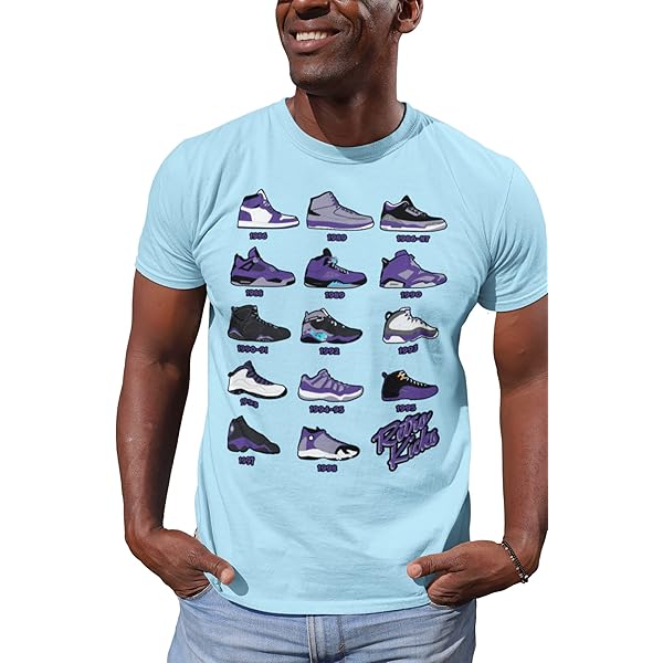 purple jordan 5 shirt