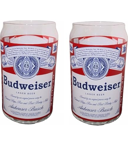 Amazon.com | budweiser limited edition bottle set: Beer Glasses