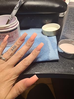 buy clear nail tips acrylic nails french nail tip ejiubas 500pcs fake nails half cover false nails 10 sizes with case for nail salon and diy nail art online in kenya b07w92smn9